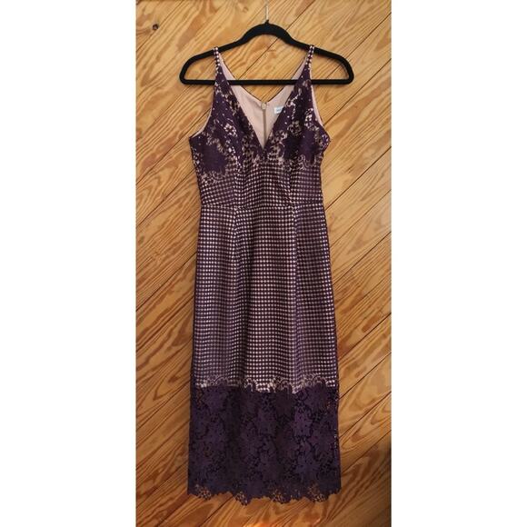 Dress the Population Aurora Lace Midi Dress - Picture 3 of 9